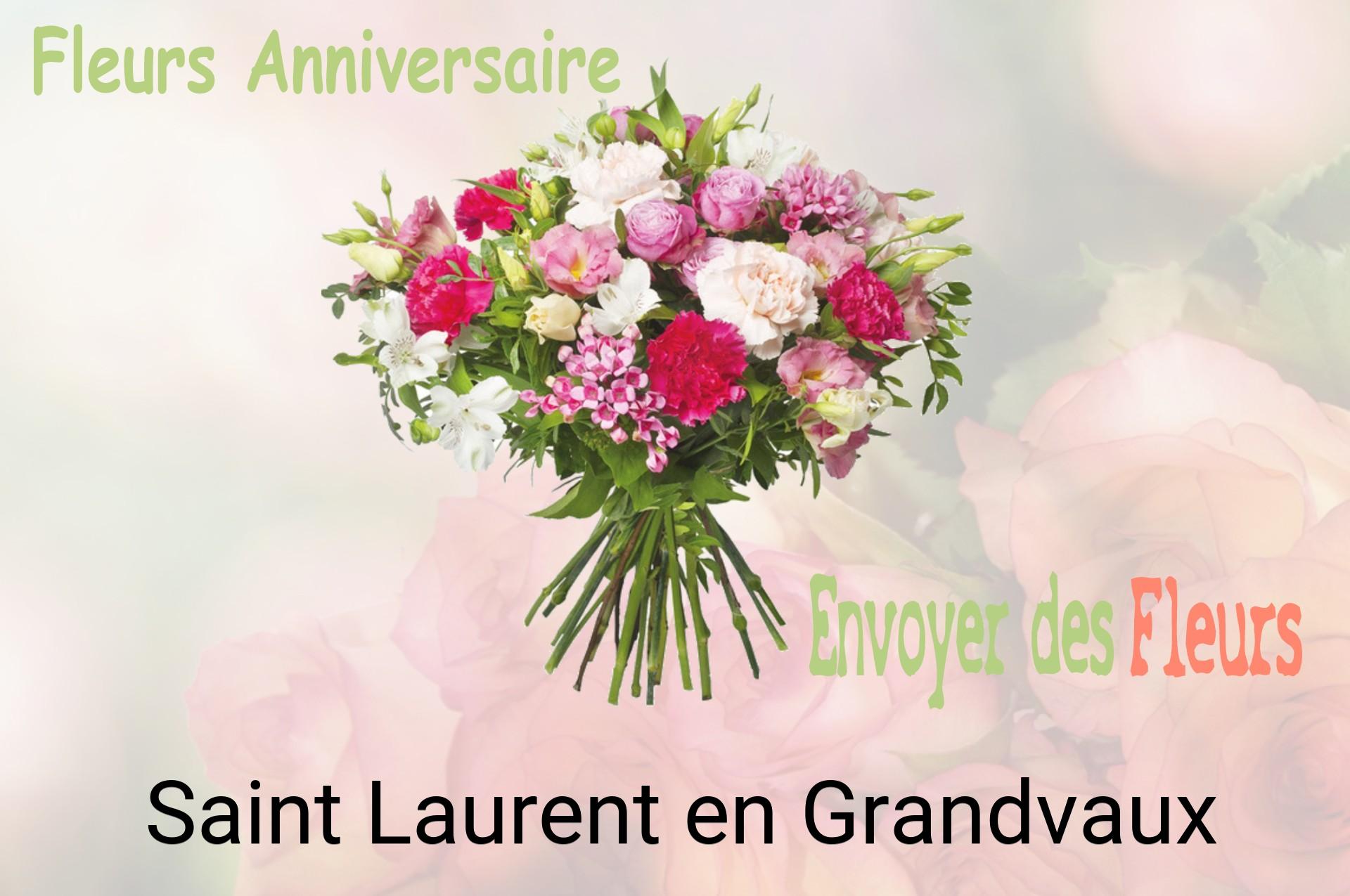 Bouquet de fleurs d’anniversaire livré à Saint-Laurent-en-Grandvaux